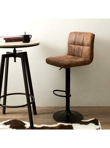 chairs for all 2er-Set: Barhocker ''Downtown'' in Braun - (B)43 x (H)93 x (T)42 cm