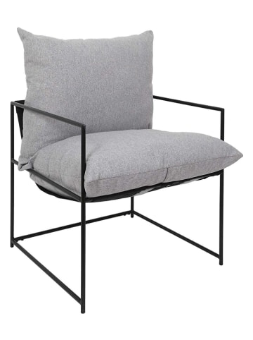 The Concept Factory Fauteuil "Jonas" grijs - (B)62,5 x (H)61 x (D)61 cm