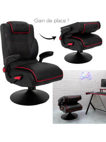 chairs for all Bureaustoel "Gamer Bemix" zwart - (B)79 x (H)103 x (D)66 cm
