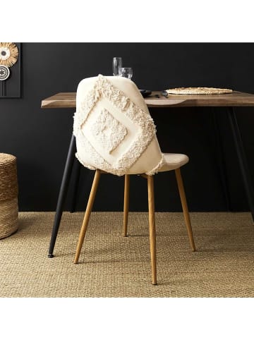 Ethnical Life Eetkamerstoel "Faro" crème - (H)86 x (D)50 cm