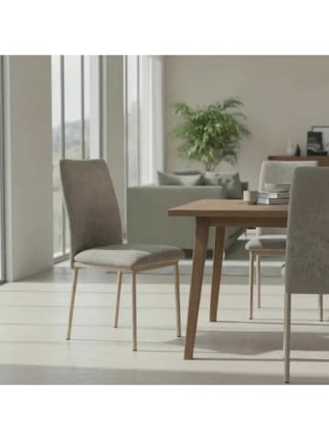 chairs for all 2er-Set: Esszimmerstühle in Taupe - (B)52 (H)91 (T)43 cm