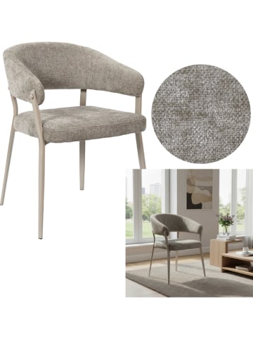 chairs for all Krzesło w kolorze szarobrązowym - 55 x 78 x 55 cm