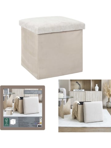 chairs for all Opbergkruk beige - (B)38 (H)38 (D)38 cm