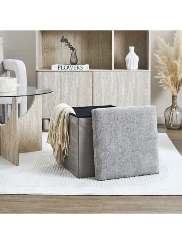 chairs for all Opbergkruk taupe - (B)38 (H)38 (D)38 cm