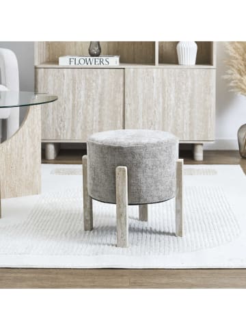 chairs for all Hocker w kolorze szarym - wys. 35 x Ø 35 cm