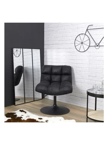 Rétro Chic Fauteuil "Vintage" zwart - (B)67 x (H)89,5 x (D)81 cm