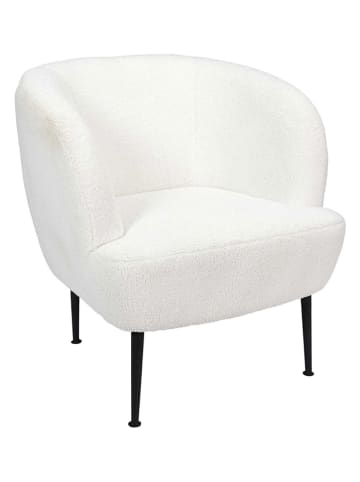 THE HOME DECO FACTORY Fauteuil "Kiera" wit - (B)72 x (H)70 cm