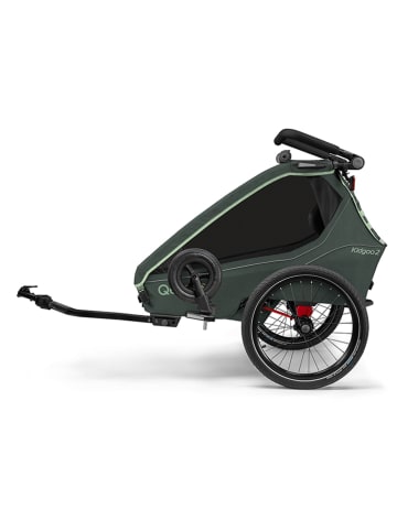 Qeridoo Fahrradanhänger "Kidgoo 2" in Grün