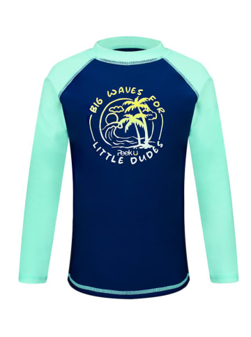 Peek U Zwemshirt "Poseidon" donkerblauw/turquoise
