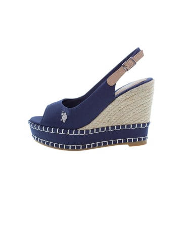 U.S. Polo Assn. Sleehaksandalen donkerblauw/beige