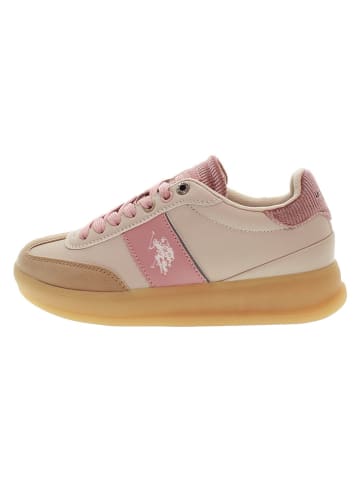 U.S. Polo Assn. Sneakers "Campy" in Beige/ Rosa