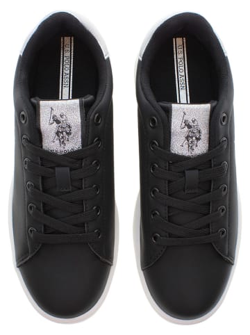 U.S. Polo Assn. Sneakers in Dunkelblau/ Silber