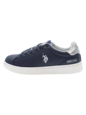 U.S. Polo Assn. Sneakers "Francy" in Dunkelblau/ Silber