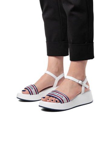 U.S. Polo Assn. Sleehaksandalen wit