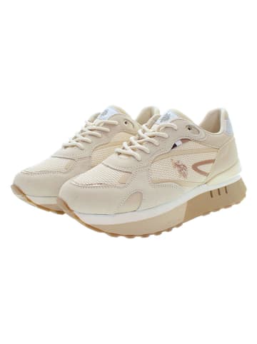 U.S. Polo Assn. Leren sneakers beige