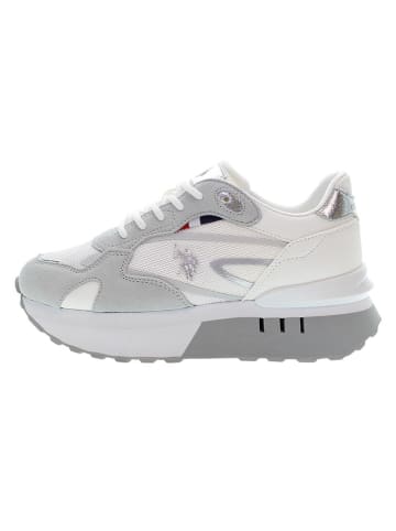 U.S. Polo Assn. Sneakers "Vicky" in Weiß/ Grau