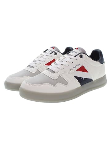 U.S. Polo Assn. Sneakers in Weiß/ Grau/ Dunkelblau
