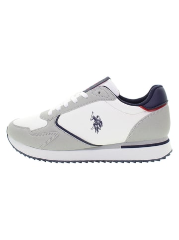 U.S. Polo Assn. Sneakers "Chris" in Weiß/ Grau