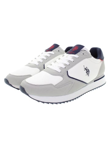 U.S. Polo Assn. Sneakers "Chris" in Weiß/ Grau