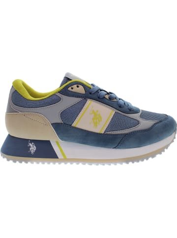U.S. Polo Assn. Sneakers in Blau/ Beige