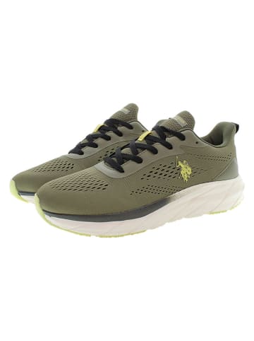 U.S. Polo Assn. Sneakersy w kolorze khaki
