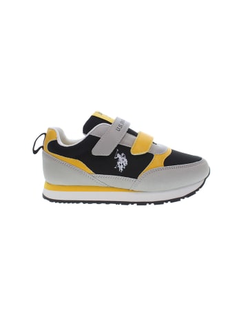 U.S. Polo Assn. Sneakers in Grau/ Gelb/ Schwarz