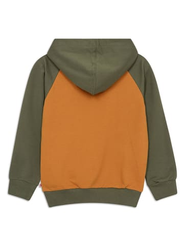 LEGO Hoodie in Grün/ Orange