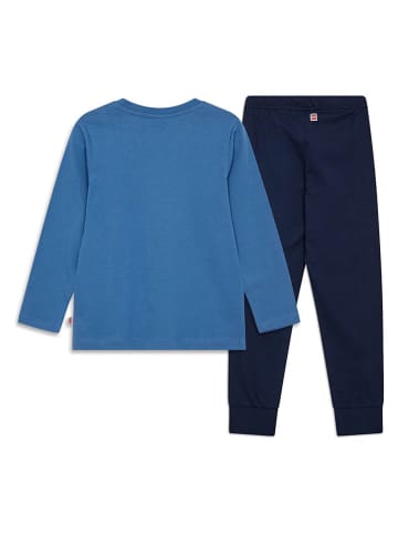 LEGO Pyjama in Blau/ Dunkelblau