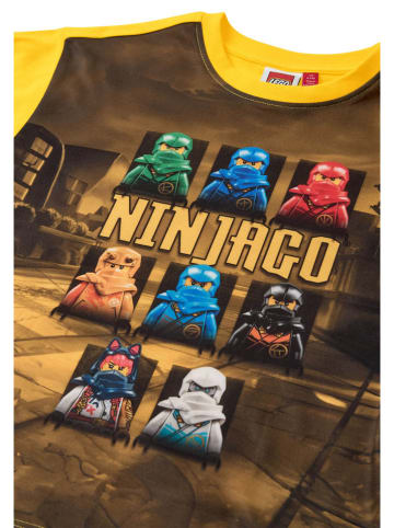 LEGO Koszulki (2 szt.) w kolorze brązowo-żółto-niebieskim