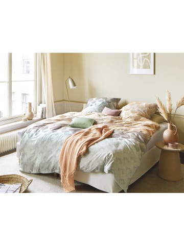 Irisette Komplet pościeli w kolorze żółto-szaro-zielonym z kory