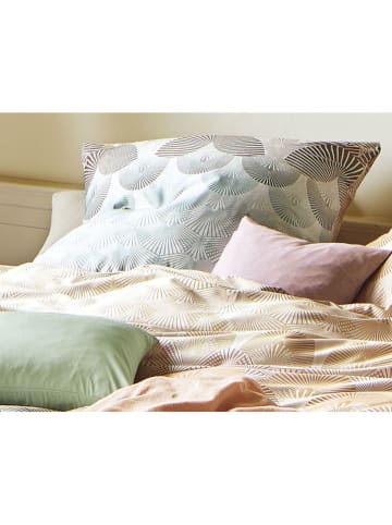 Irisette Komplet pościeli w kolorze żółto-szaro-zielonym z kory