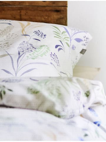 Irisette Komplet pościeli w kolorze biało-zielonym z kory