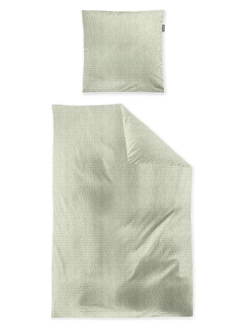 Irisette Seersucker beddengoedset groen