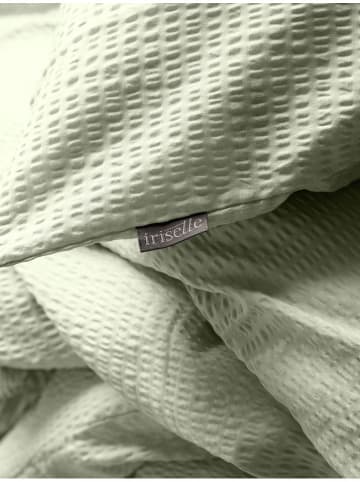 Irisette Seersucker-Bettwäsche-Set in Grün