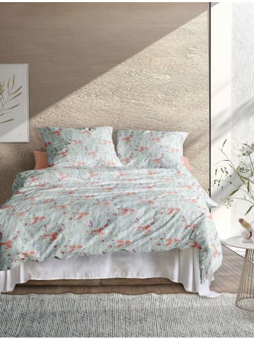 Irisette Seersucker beddengoedset groen