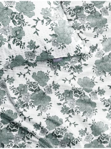 Irisette Komplet pościeli w kolorze biało-zielonym z kory