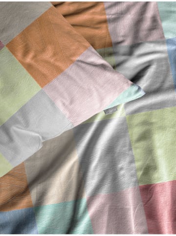 Irisette Biber-Bettwäsche-Set in Bunt