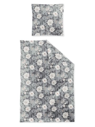 Irisette Komplet pościeli flanelowej w kolorze szarym