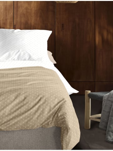 Irisette Satijnen beddengoedset beige/wit