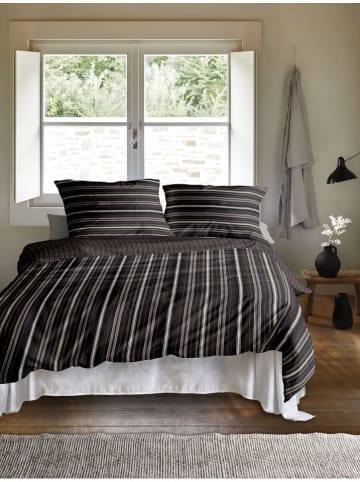 Irisette Satijnen beddengoedset grijs/antraciet/rood