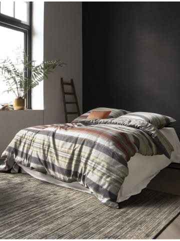 Irisette Satijnen beddengoedset grijs/beige/lichtbruin