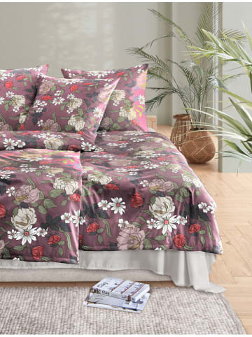 Irisette Satin-Bettwäsche-Set in Lila