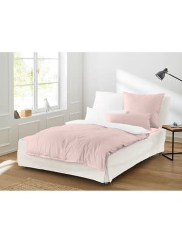 Irisette Satijnen beddengoedset lichtroze/wit