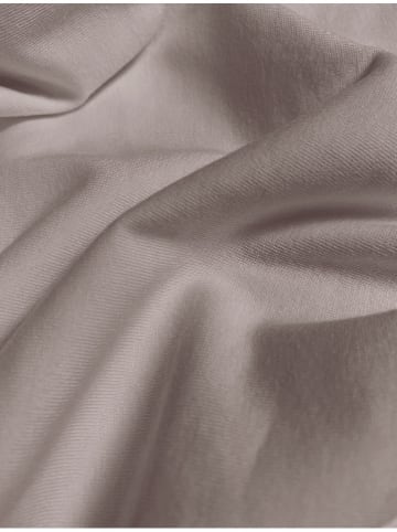 Irisette Prześcieradło dżersejowe w kolorze szarobrązowym na gumce