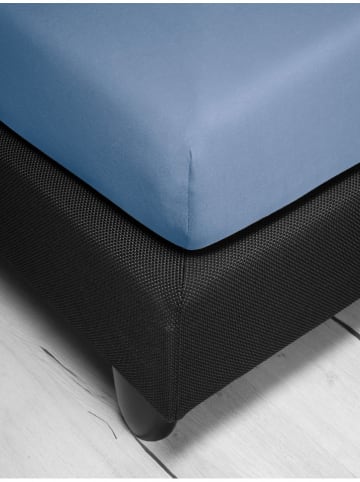 Irisette Prześcieradło dżersejowe w kolorze niebieskim na gumce