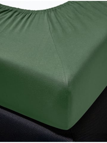 Irisette Jersey-Spannbettlaken in Grün