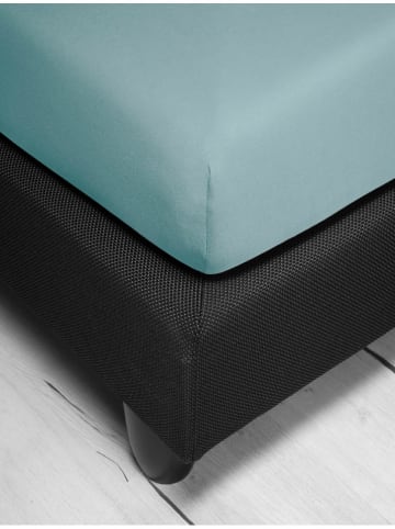 Irisette Prześcieradło dżersejowe w kolorze błękitnym na gumce