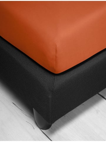 Irisette Jersey-Spannbettlaken in Orange