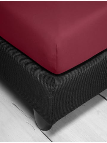 Irisette Jersey hoeslaken bordeaux