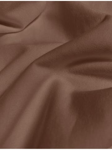 Irisette Prześcieradło dżersejowe w kolorze brązowym na gumce